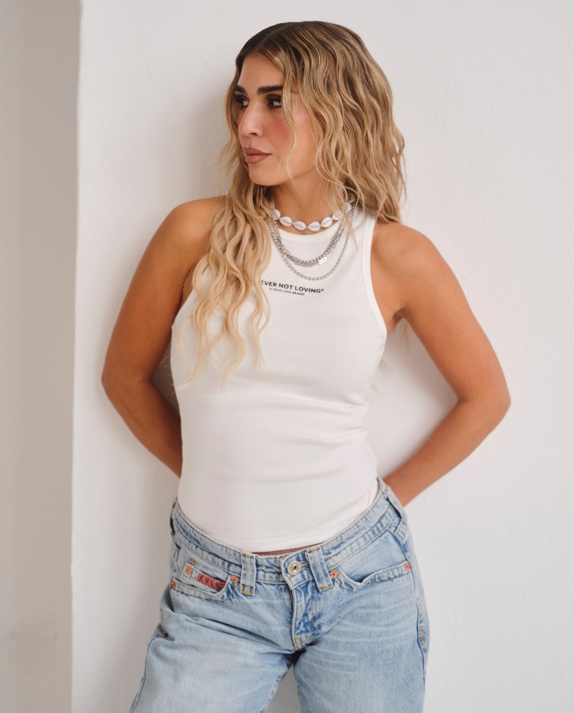WOMEN'S TANK TOP WHITE